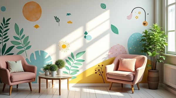 10 idées créatives pour embellir votre espace avec des stickers muraux