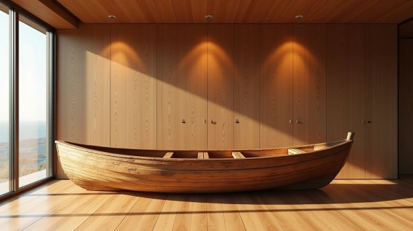 Bois flotté : la matière qui réchauffe un intérieur minimaliste