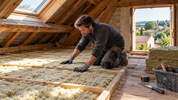 Choisir entre soufflage, roulés ou panneaux pour les combles perdus