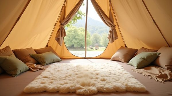 Choisir le tapis idéal pour un tipi : sécurité et confort