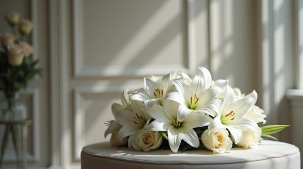 Commandez vos gerbes, couronnes et coussins funéraires en toute confiance sur Fleurs en Deuil.