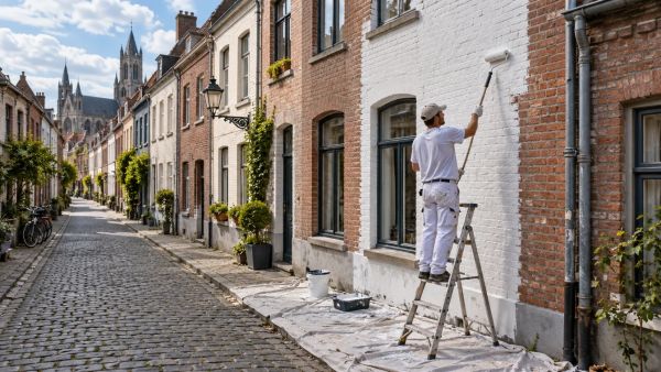 Conditions climatiques et peinture extérieure en Belgique : guide pour des travaux réussis
