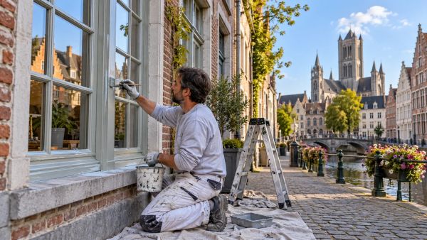 Conditions climatiques et peinture extérieure en Belgique : guide pour des travaux réussis