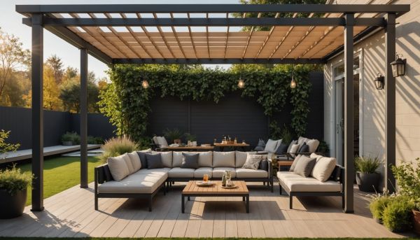 La pergola bioclimatique : élégance et confort pour votre jardin