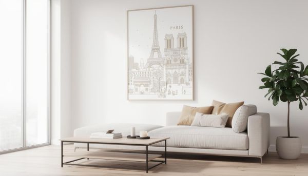 L’affiche de la ville de Paris : une touche d’élégance pour votre intérieur