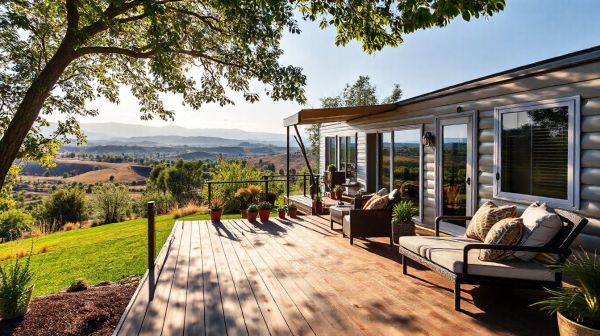 Les meilleures terrasses composites pour mobil-home : conseils d'entretien et longévité