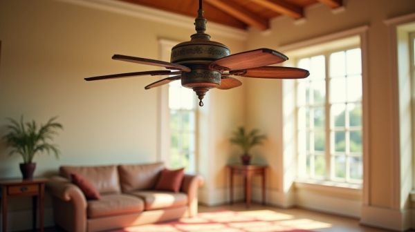 Offrez du style à votre intérieur avec un ventilateur plafond vintage