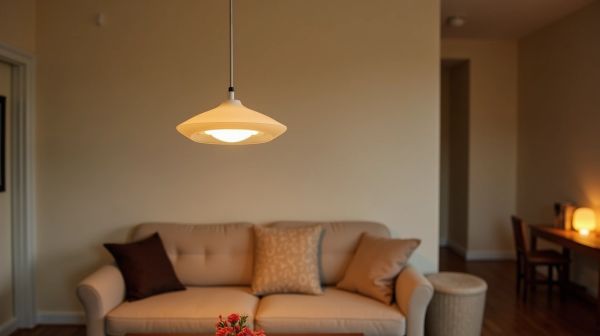 Suspension en rotin : le luminaire qui réchauffe un salon sans l'alourdir