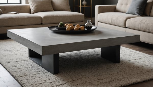 Élégance artisanale : les tables basses en béton ciré Mortex®