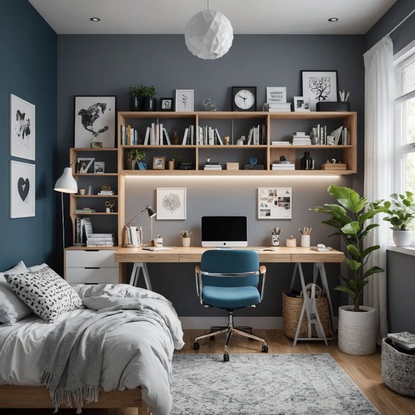 Comment créer un coin de travail ergonomique dans une chambre d'ado?