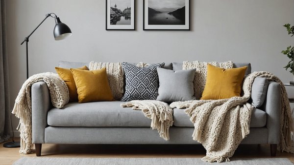 Le plaid canapé, un élément de décoration incontournable pour un intérieur cosy