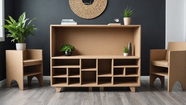 Meubles en carton écologiques et design : un choix innovant